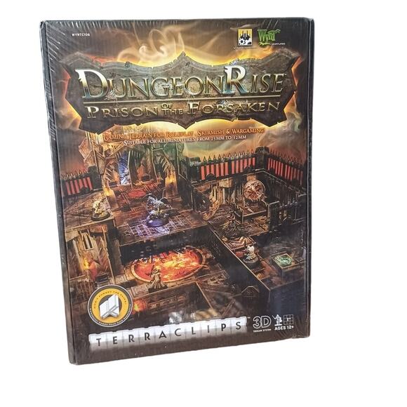 Dungeon Rise: Prison of the Forsaken Mixed Media Art by